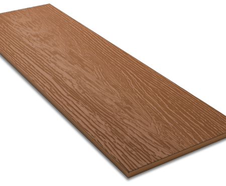 Фибросайдинг DECOVER в цвете Pecan